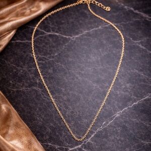 Dainty gold tone chain